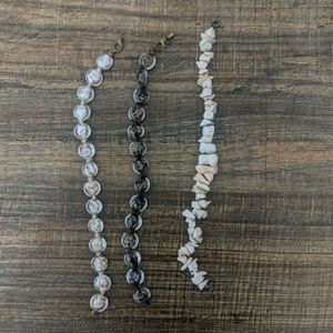 3 broken bracelets